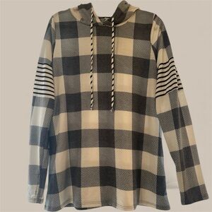 Sew in Love | Long Sleeve Plaid Hoodie